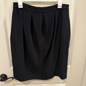 Yeohlee Black Skirt Pleated 100% Microfiber with pockets Size 10 NWT Capsule